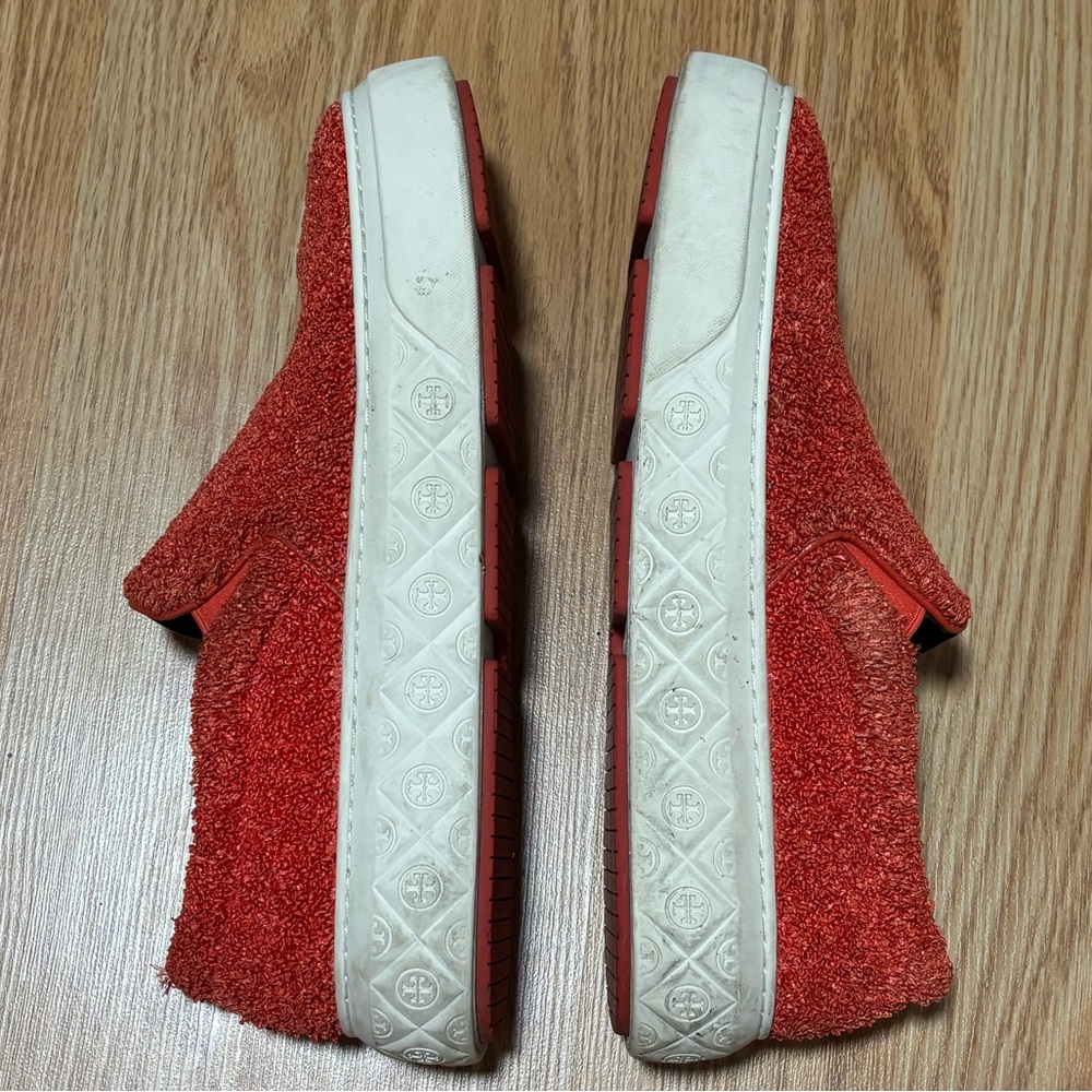 TORY BURCH LADYBUG SLIP-ON SNEAKER 🐞 SIZE 10 EUC PIPER RED - Picture 8 of 13